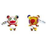 Takashi Murakami Плюшевый брелок мини панда Multi - фото 3