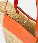 Плетеная сумка-тоут Loubishore Christian Louboutin, бежевый - фото 3