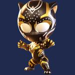 Hot Toys Фигурка Black Panther Long Live Wakanda Chibi - фото 4