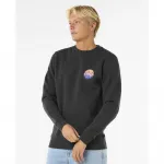 Толстовка Rip Curl Wetsuit Icon Crew, черный - фото 3