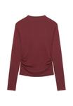Топ PULL&BEAR Long sleeved top, Bordeaux - фото 5