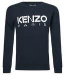 Толстовка Kenzo Kids Regular Fit, синий - фото