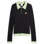 Букле поло Casablanca, черный - фото