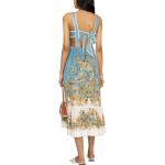 Zimmermann Женское синее платье без рукавов - фото 4