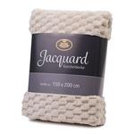 Одеяло Gözze Jacquard Bubbles, полиэстер - 150 x 200 см - кремовый - фото 2