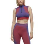 Y-3 Женский голубой топ - фото 4