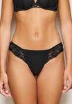 Трусы Yamamay Thong, Black Floral/Black - фото