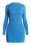 Вязаное платье MYMO, небесно-синий - фото