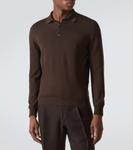 Шерстяной свитер Saman Amel, коричневый - фото 3