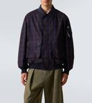 Хлопковый блузон в клетку Comme des Garçons Homme, Navy - фото 3