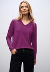 Джемпер Street One KUSCHELIGER V-NECK PULLOVER, Pink - фото 3
