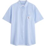 Мужская рубашка Calvin Klein, цвет CDN - Blue Background Stripe - фото