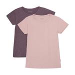 Футболка Minymo MINYMO MIBasic 33 (2 pack) 3933, розовый - фото