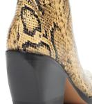 Ботинки Rylee из кожи с эффектом змеи Chloé, Wheat Yellow - фото 6