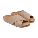 Кожаные тапочки Alohas, бежевый - фото 2