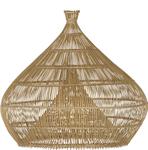 Абажур 50x50 см, естественный - фото