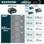 Аккумуляторный фен Makita мощный пылесборник компьютерная пылеочистка 40V4.0Ah два аккумулятора и одно зарядное устройство UB001GM201 - фото 9