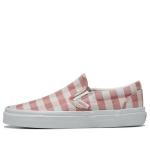 Кроссовки classic slip-on 'pink gray white' Vans, розовый - фото