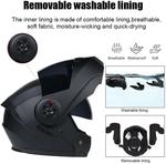 Шлем модульный Halying, белый - фото 2