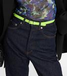 Резиновый ремень Лубиспайкс Christian Louboutin, желтый - фото 2