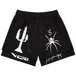 Шорты Sp5der VAA Double Layer Short, Black - фото