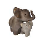 Декоративная фигурка Goebel Elephant - Kindani & Latika, коричневый - фото