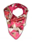Шелковый шарф «Лабиринт» Lancel, розовый - фото 2