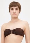 Верх бикини SWIM BANDEAU BRIE Lindex, темно-коричневый - фото 4