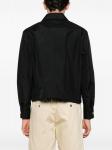 AMI Paris куртка-рубашка с логотипом, черный - фото 4