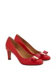 Туфли Vara Bow 70 Ferragamo, красный - фото 2