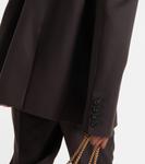 Шерстяной блейзер Stella McCartney, Dark Chocolate - фото 5