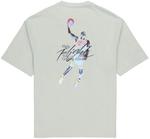 Мужская футболка Jordan Аква - фото