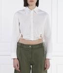 Рубашка HUGO Eliesa Cropped Fit, белый - фото