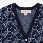 Трикотажная кофта женская тёмно-синяя MICHAEL KORS - фото 5