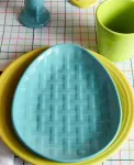 Рельефная тарелка для яиц Fiesta, turquoise - фото 2