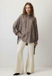 Блуза Touché Privé Button-down blouse, Brown - фото 2