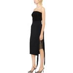 Юбка-карандаш с бахромой PINKO, черный - фото 6