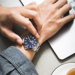 CASIO Часы Men EDIFICE Blue Watch, Blue Dial - фото 4