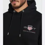 Толстовка обычного кроя Gant, черный - фото 4