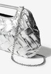 Клатч Lipsy WEAVE GRAB HANDLE, Silver/Silver-Coloured - фото 4