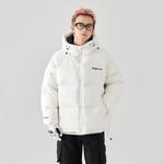 Пуховик Unisex GOLFCROSS, бело-черный - фото 9