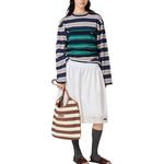 Полосатый топ MIU MIU, зеленый - фото 5