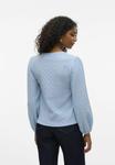 Блуза Vero Moda VMFLOWER, Cashmere Blue/Light Blue - фото 3