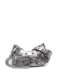 Сумка на плечо Le Cagole XS BALENCIAGA, серебяный - фото