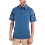 Мужская поло Icebreaker, Dark Magpie Cyan - фото