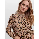 Рубашка с длинным рукавом Vero Moda Isa, коричневый - фото 5