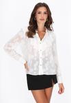 Блуза faina Button-down blouse, White - фото