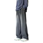 Джинсы Unisex OPOX, сине-зеленые (прямой крой) - фото 6