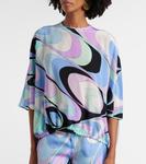 Блузка с принтом Pucci, Celeste - фото 4