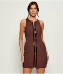 Платье Elisabetta Franchi, коричневый - фото